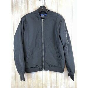 Men's Small Casual Baseball Jacket Lightweight Sportswear Full-Zip Lined Coat